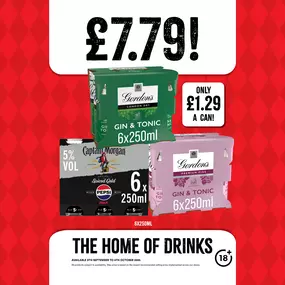 £7.79 each on ready to drink