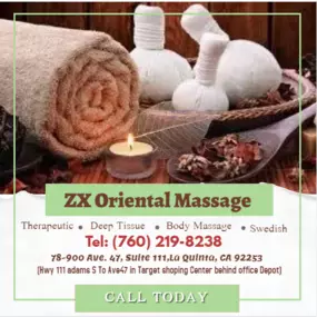 A traditional Swedish massage utilizing a system of techniques specially created to relax muscles by
applying strokes and pressure to increase oxygen flow through the body and release harmful toxins.
