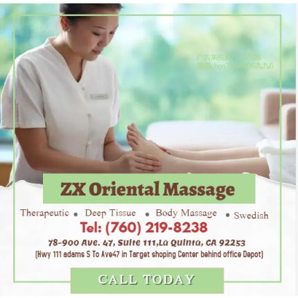 Logo fra ZX Oriental Massage