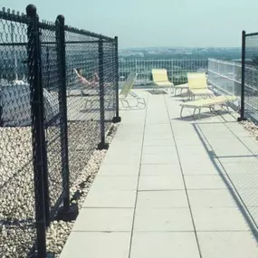 Roof Top Chain Link Fence