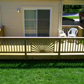 Wood Deck Platform