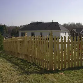 Wood Picket Fence