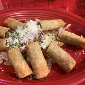 Taquitos Mexicanos are great to share or eat yourself.