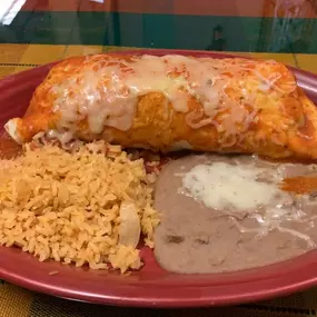 Come enjoy our Burrito Supreme!