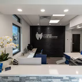 Advanced Family Dentistry Reception
