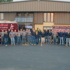 Cardinal Heating & Air Conditioning - team and trucks