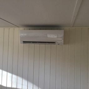 Mitsubishi 1.5 Ton Ductless Heat Pump Installed in Orange, CT.