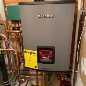 Lochinvar Combi Gas Boiler NKB110 Installed in Milford, CT.