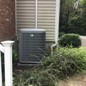 Carrier 5 Ton 16 SEER Air Conditioning System installed in Wilton, CT.