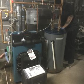 Burnham MPOIQ Oil Boiler Installed in Seymour, CT.