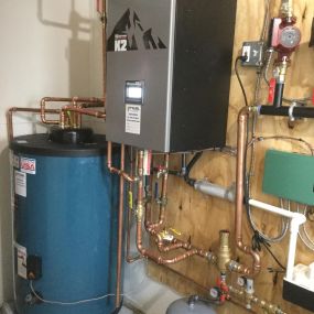Burnham K2 Boiler and Burnham Indirect AL50SL Water Heater Installed in Stratford, CT.
