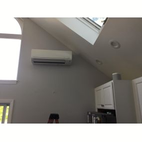Mitsubishi 3 Ton Ducted and Ductless Heat Pump Installed in Milford, CT.