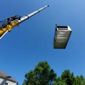 Installing Two Carrier 20-25 Ton Roof Top Units