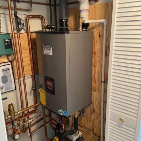 Lochinvar NKC110 105BTU Gas Combi Boiler Installed in Stratford.