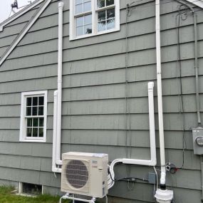 Installed two Mitsubishi Ductless Heat Pumps in Fairfield, CT