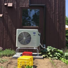 Carrier 2 Ton Ductless Heat Pump Installed in Redding, CT.