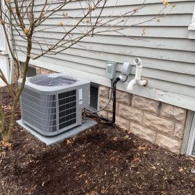 Carrier Performance 2 Ton 16 SEER Residential Air Conditioning System installed in New Haven, CT.