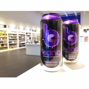 Stop by and try the new Purple Haze BANG Energy flavor this morning!