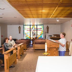 Saint Therese Senior Services pastoral care recognizes that each resident and tenant needs to receive comprehensive care. This concept embraces not only the physical needs of the resident, but also the spiritual, emotional and social needs.