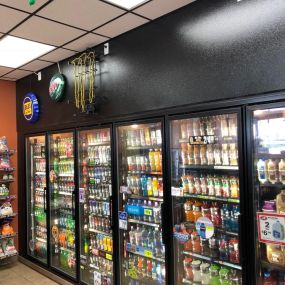 Melrose 1 Stop convenience store drink coolers