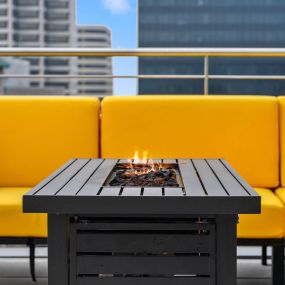 The Blonde Outdoor Fireplace