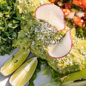 HOLY (house-made and delicious) GUACAMOLE! ????????

Loaded with fresh pico, cilantro, and cotija—scoop it up with chips or crunchy veggies and thank us later. ????