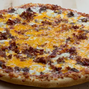 Bacon Onion Cheeseburger Combo Pizza