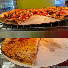 Pizza slices