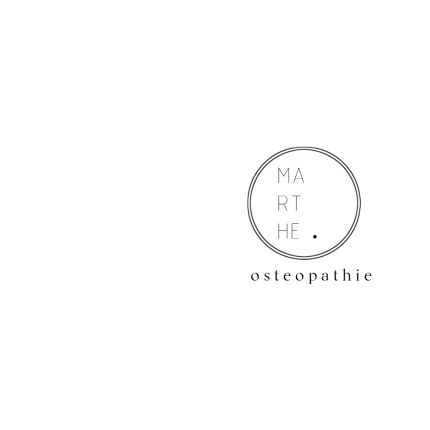 Logo fra Marthe De Saedeleir Osteopathie