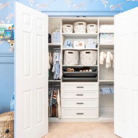 Our talented team is thrilled to create a decluttered sanctuary for your little one.