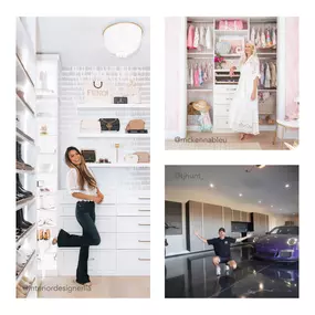 Design inspiration brought to life in collaboration with real Social Media Designers. Meet our Tailored Living partners! Follow these designers to see how Tailored Living transformed their homes with custom storage and flooring.  #design #designinspiration #interiordesignideas #interiordesign #tailo