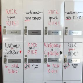 New Rider Lockers | CycleBar Uptown Dallas