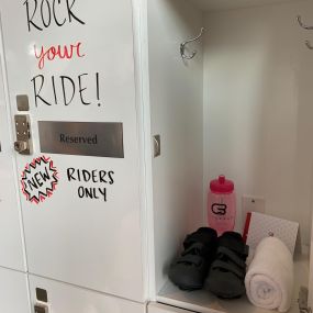 New Rider Lockers | CycleBar Uptown Dallas