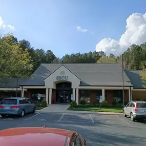 Outside view of the State Employees' Credit Union Troy branch