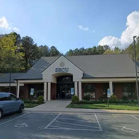 Outside view of the State Employees' Credit Union Troy branch