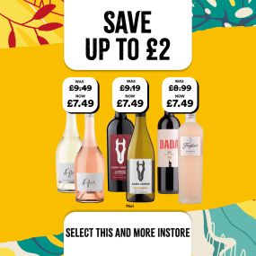 save up to £2 at select convenience on kylie minogue wine, dark horse and freixenet and dada malbec