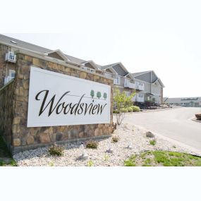 Woodsview Apartments Property Sign