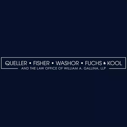 Logo fra Queller, Fisher, Washor, Fuchs & Kool And The Law Office Of William A. Gallina, LLP