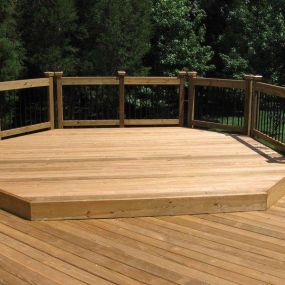 Raised Wood Deck
