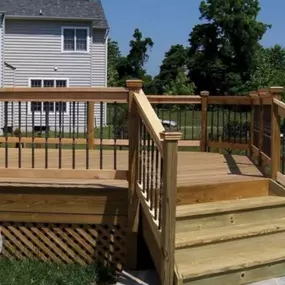 Wood Deck - Raised Deck