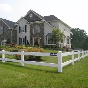 Vinyl Paddock Fence