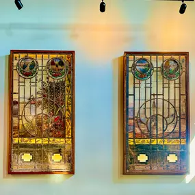 ✨ Art Spotlight at Lone Tree Rio ✨

These stained-glass doors have quite the story! Over 25 years ago, our founder Pat McGaughran sourced them from Argentina, a region known for its European-influenced architecture. As old buildings were torn down, pieces like these were reclaimed and given new life. Pat built the frames and light boxes himself, showcasing these beautiful panels at our Lone Tree location.

Next time you visit, take a moment to admire this unique piece of Rio’s history!