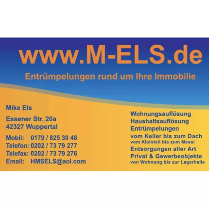 Logo od Mike Els Wohnungsauflösungen, Haushaltsauflösungen, Entrümpelungen