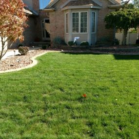 Michigan lawn treated by Independent Lawn Service
