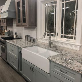National Lumber Home Finishes Sink Area Display