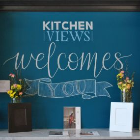 Kitchen Views Welcome Sign in Mansfield