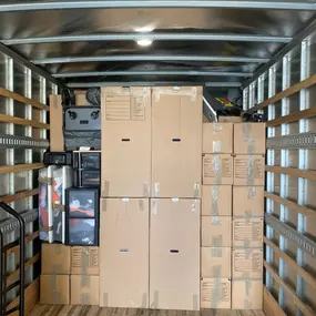 Moving truck loading