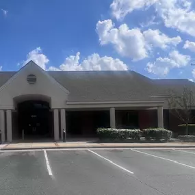 Outside view of the State Employees' Credit Union Huntersville branch