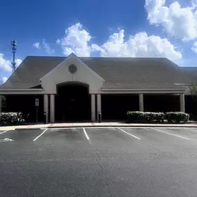 Outside view of the State Employees' Credit Union Huntersville branch
