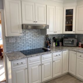 Kitchen Backsplash- quick and cost effective was to update your kitchen and give the room a wonderful new look!